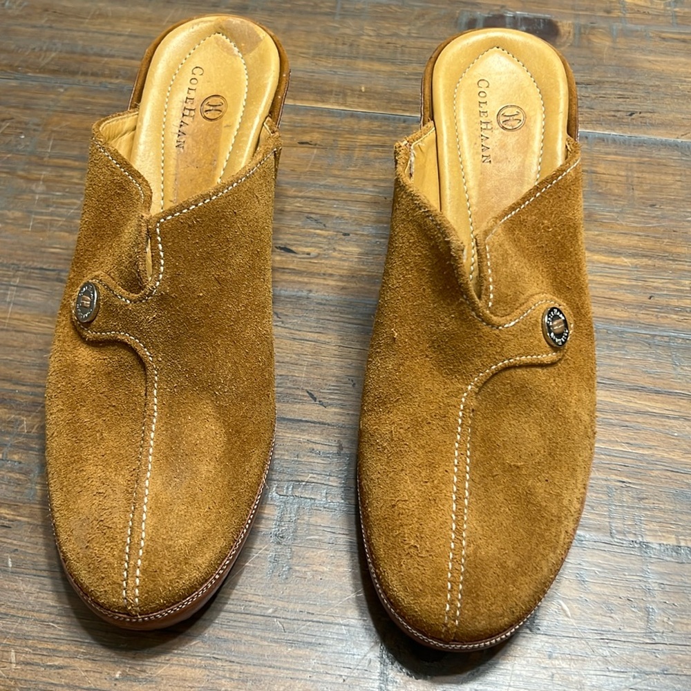 Vintage Cole Haan Devon Clog Mules Size 9B